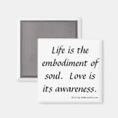 Leven en liefde magneet (Voorkant / Achterkant)