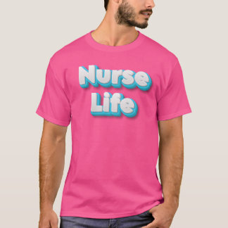 Leven en liefhebben van het verpleegstersleven t-shirt