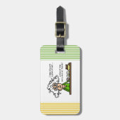 Leven en Tequila Humor Bagagelabel (Voorkant verticaal)