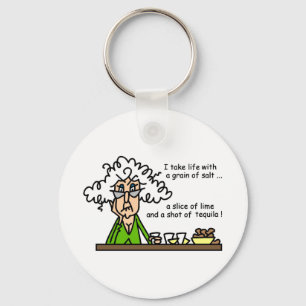 Leven en Tequila Humor Sleutelhanger