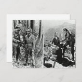 Leven en tijden van Daniel Boone  Glass Slide Briefkaart (Voorkant / Achterkant)