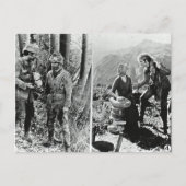 Leven en tijden van Daniel Boone  Glass Slide Briefkaart (Voorkant)