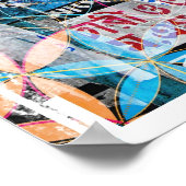 Leven- en winterdecollage-Poster Poster (Hoek)