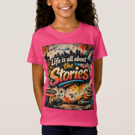 "Leven gaat over de verhalen" T-shirt