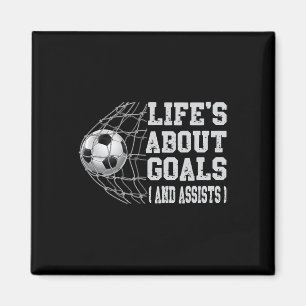 Leven gaat over Doelen En Ists Grappig Voetballer  Magneet