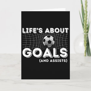 Leven gaat over Doelen En Ists - Voetbal Fan Gesch Kaart