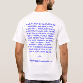 LEVEN GEBEUREN T-SHIRT (Achterkant)