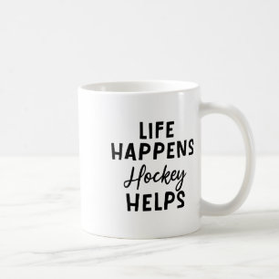 Leven Gebeurt Hockey Helpt _5  Koffiemok
