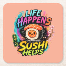 Leven gebeurt Sushi helpt