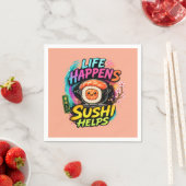 Leven gebeurt Sushi helpt Servet (Insitu)