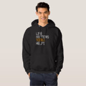 Leven Gebeurt Wodka Helpt  Wodka Hoodie (Voorkant volledig)