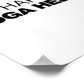 Leven Gebeurt Yoga Helpt _14  Poster (Hoek)