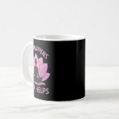 Leven Gebeurt Yoga Helpt _3 Koffiemok (Voorkant links)