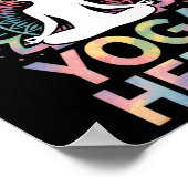 Leven Gebeurt Yoga Helpt _8 Poster (Hoek)