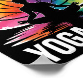 Leven Gebeurt Yoga Helpt Poster (Hoek)