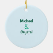 Leven gegeven Leven Ontvangen Niertransplantatie Keramisch Ornament (Achterkant)