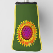 Leven - Geometrische bloesem 4 Golfheadcover (Draai 90)