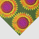Leven - Geometrische bloesem 4 Tissuepapier (Detail)