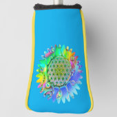 Leven - Geometrische bloesem 5 Golfheadcover (Draai 90)