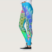 Leven - Geometrische bloesem 5 Leggings (Links)