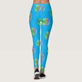Leven - Geometrische bloesem 5 Leggings (Achterkant)