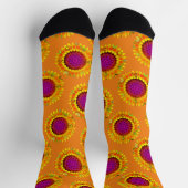 Leven - Geometrische bloesem 5 Sokken (Top)