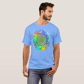 Leven - Geometrische bloesem 5 T-shirt (Voorkant volledig)