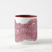 Leven goed doorgebrachte maroon-mok mok (Midden)