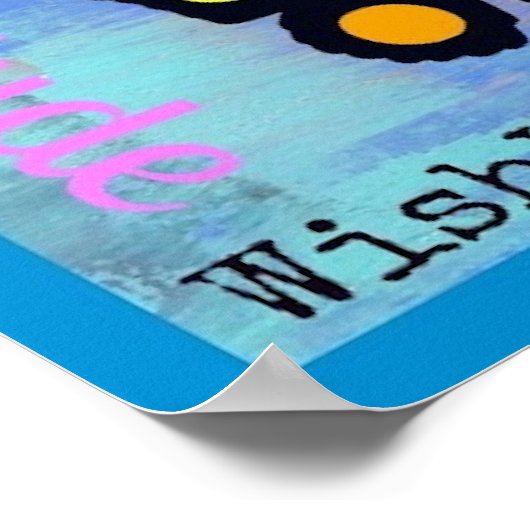 Leven Goed Inspirerend Poster van WishHunt (Hoek)