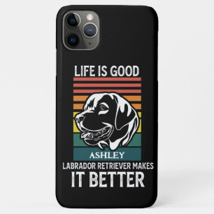 Leven goed met Labrador Retriever Case-Mate iPhone Case