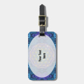 Leven - goud - fractal 1 bagagelabel (Voorkant verticaal)