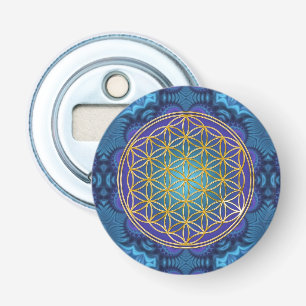 Leven - goud - fractal 1 button flesopener