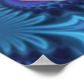 Leven - goud - fractal 1 poster (Hoek)