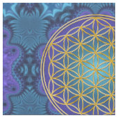 Leven - goud - fractal 1 stof (Close Up)