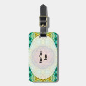 Leven - goud - fractal 2 bagagelabel (Voorkant verticaal)