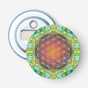 Leven - goud - fractal 2 button flesopener
