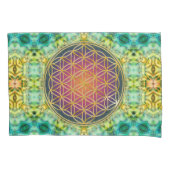 Leven - goud - fractal 2 kussensloop (Voorkant)