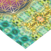 Leven - goud - fractal 2 lange tafelloper (Hoek)