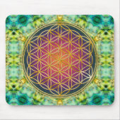 Leven - goud - fractal 2 muismat (Voorkant)