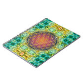 Leven - goud - fractal 2 notitieboek (Linkerzijde)