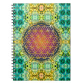 Leven - goud - fractal 2 notitieboek (Voorkant)