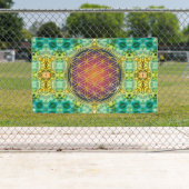 Leven - goud - fractal 2 spandoek (Insitu)