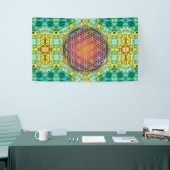 Leven - goud - fractal 2 spandoek (Beurs)