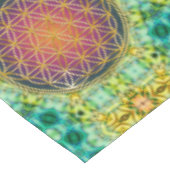 Leven - goud - fractal 2 tafelkleed (Gekanteld)