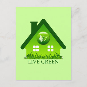 LEVEN GROEN BRIEFKAART