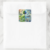 Leven Harmonie - Serience and Nature Vierkante Sticker (Tas)