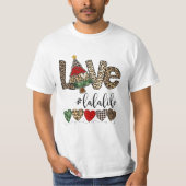 Leven Hart Kerstboom T-shirt (Voorkant)