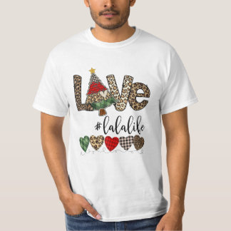 Leven Hart Kerstboom T-shirt