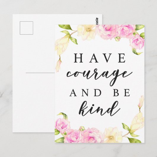 Leven hebben gestimuleerd als een levensofferte briefkaart (Voorkant / Achterkant)