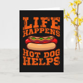 LEVEN HEEFT HOT DOG HELPT HELPT HELPEN WEKKELIJKE KAART (Gele Bloem)